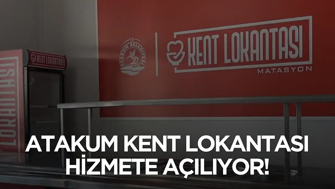 Atakum Belediyesi kent lokantasını hizmete açıyor