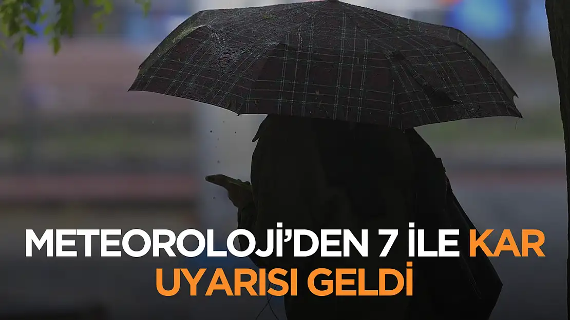 Meteoroloji'den Samsun ve 6 il için soğuk hava ve kar uyarısı