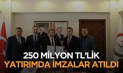 Samsun'da 250 milyon TL'lik yatırıma imzalar atıldı